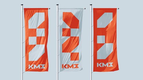 kmz大型排气扇和高压鼓风机机械制造厂公司工业企业形象设计
